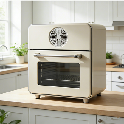 Smart Multi-Functional Electric Oven with 360° Hot Air Circulation, Precise Temperature Control, Steam Cooking & Easy-Clean Liner, All-in-One Solution for Healthy Home Baking & Grilling, Beginner-Friendly.🍳