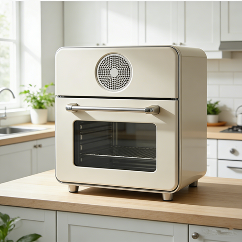 Smart Multi-Functional Electric Oven with 360° Hot Air Circulation, Precise Temperature Control, Steam Cooking & Easy-Clean Liner, All-in-One Solution for Healthy Home Baking & Grilling, Beginner-Friendly.🍳
