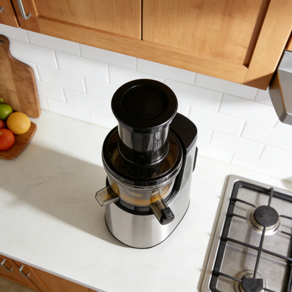 🥤Slow Mute Grinding Juicer ✨ Automatic Pulp Juice Separation No Residue | Household Multifunctional Fruit & Veggie Nutrient Extractor | Filter-Free Direct Drink Auxiliary Food Milkshake Smoothie Maker🍃