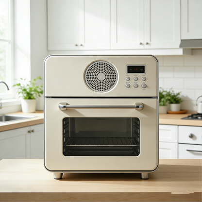 Smart Multi-Functional Electric Oven with 360° Hot Air Circulation, Precise Temperature Control, Steam Cooking & Easy-Clean Liner, All-in-One Solution for Healthy Home Baking & Grilling, Beginner-Friendly.🍳