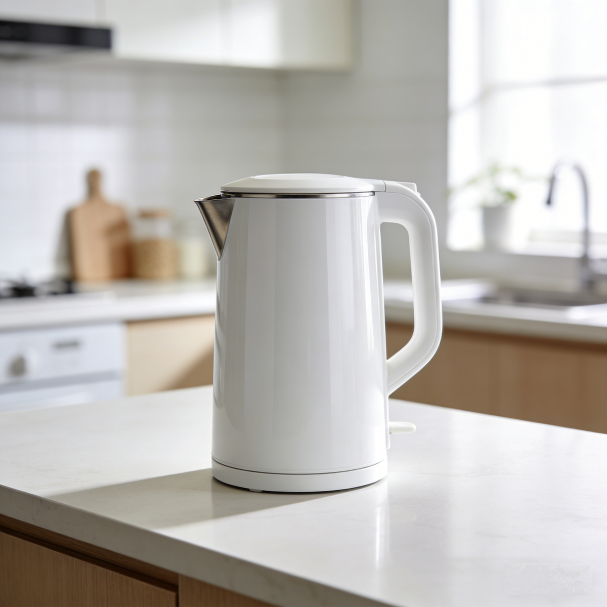 1.8L Large Capacity Food-Grade Stainless Steel Kettle, Fast Boiling, Auto Power Off & Dry Boil Protection, Heat Preservation & Anti-Scald, Easy to Clean, Quiet Operation.🥛