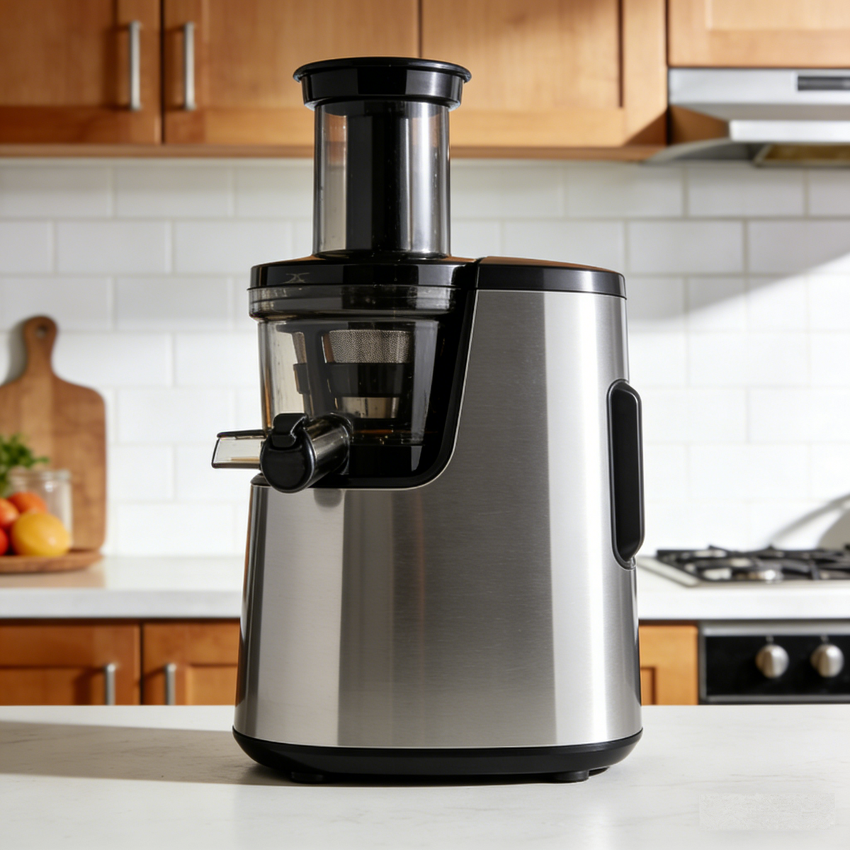 🥤Slow Mute Grinding Juicer ✨ Automatic Pulp Juice Separation No Residue | Household Multifunctional Fruit & Veggie Nutrient Extractor | Filter-Free Direct Drink Auxiliary Food Milkshake Smoothie Maker🍃