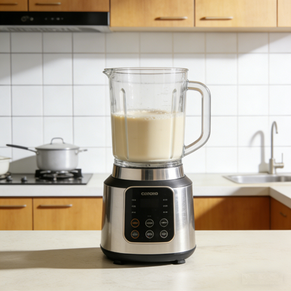 Quiet Blender Soy Milk Maker | Filter-Free, Dry Bean Direct Grind, 24H Timer & Keep Warm, Self-Cleaning Multifunctional Food Processor.✨