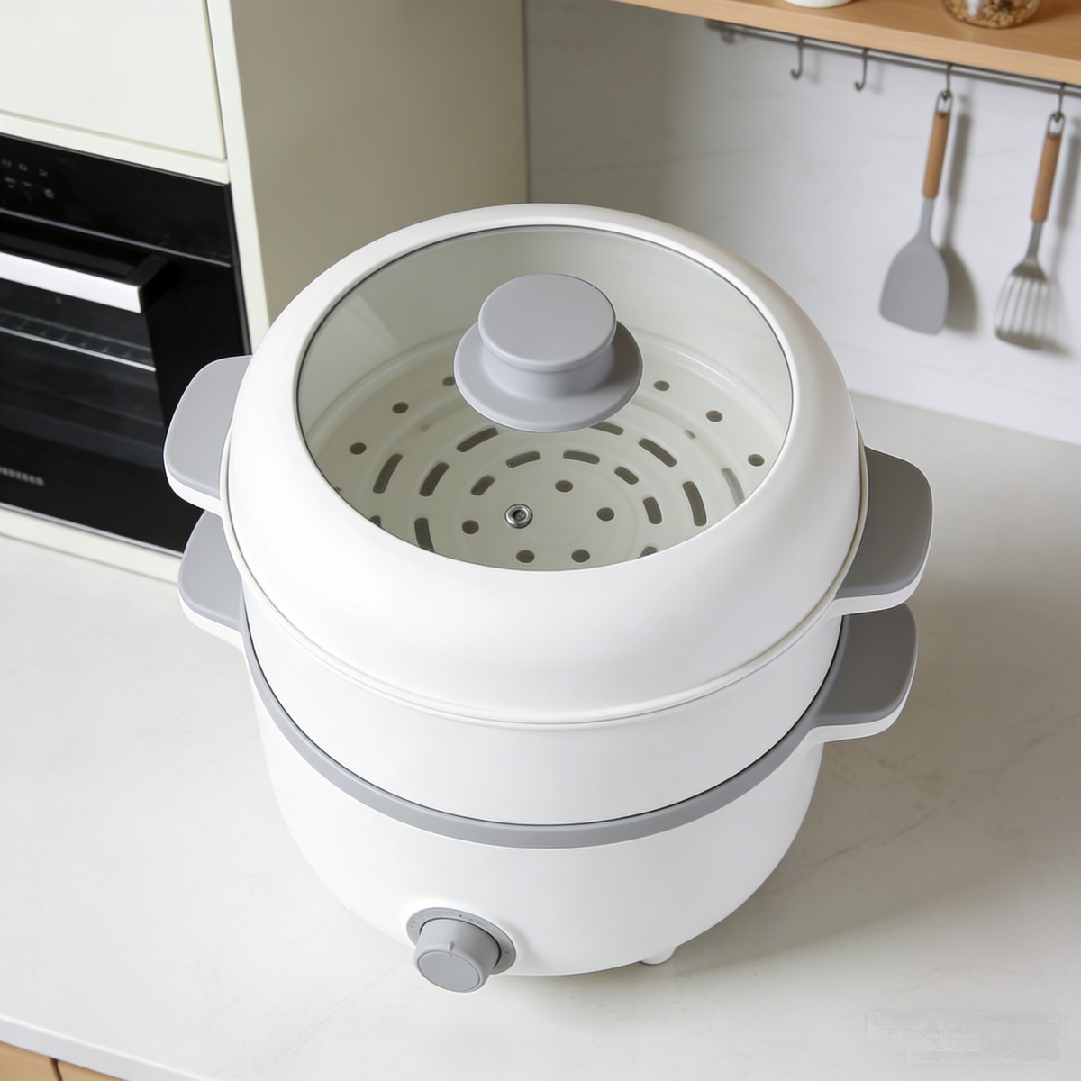 Multi-Layer Healthy Electric Food Steamer – Fast, Efficient, Nutrient-Locking Home Cooking Appliance.✨