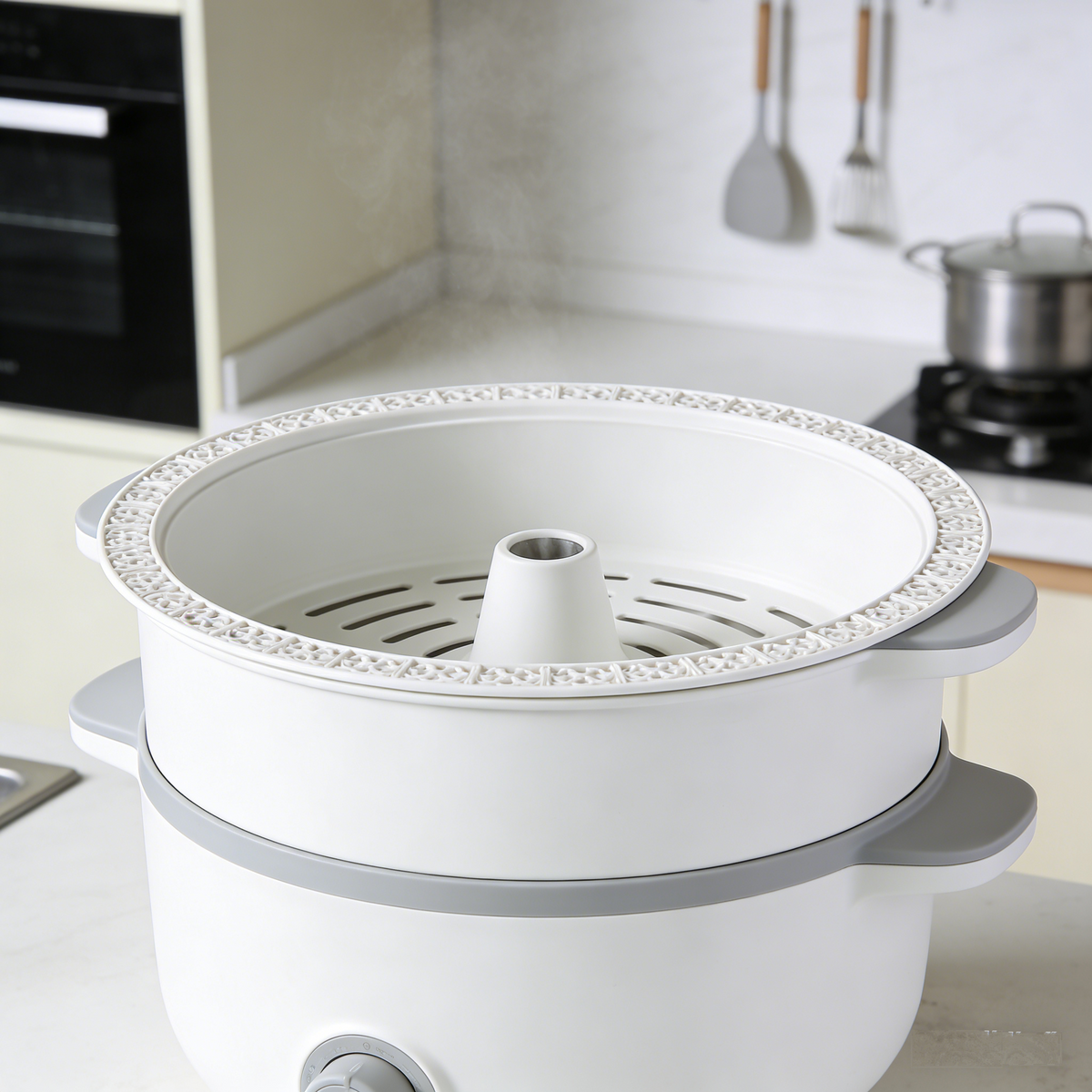 Multi-Layer Healthy Electric Food Steamer – Fast, Efficient, Nutrient-Locking Home Cooking Appliance.✨