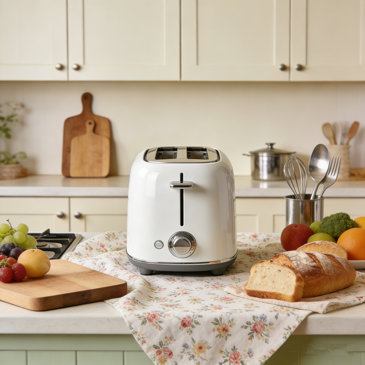Automatic Household Bread Maker with Multi-Function Intelligent Fermentation, Precise Temperature Control, Removable Inner Bucket for Easy Cleaning, Perfect for Toast & Cake, Quiet Operation.🍞