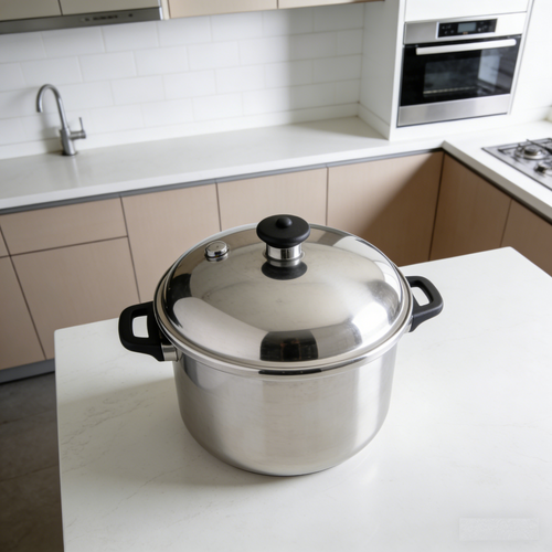 Chef’s Exclusive Diamond-Infused Non-Stick Pressure Cooker – 6QT Ultra-Durable Aluminum Alloy with Smart Touch Control, One-Click Release & Energy-Saving Design, Perfect for Fast, Healthy Home Cooking.🌹