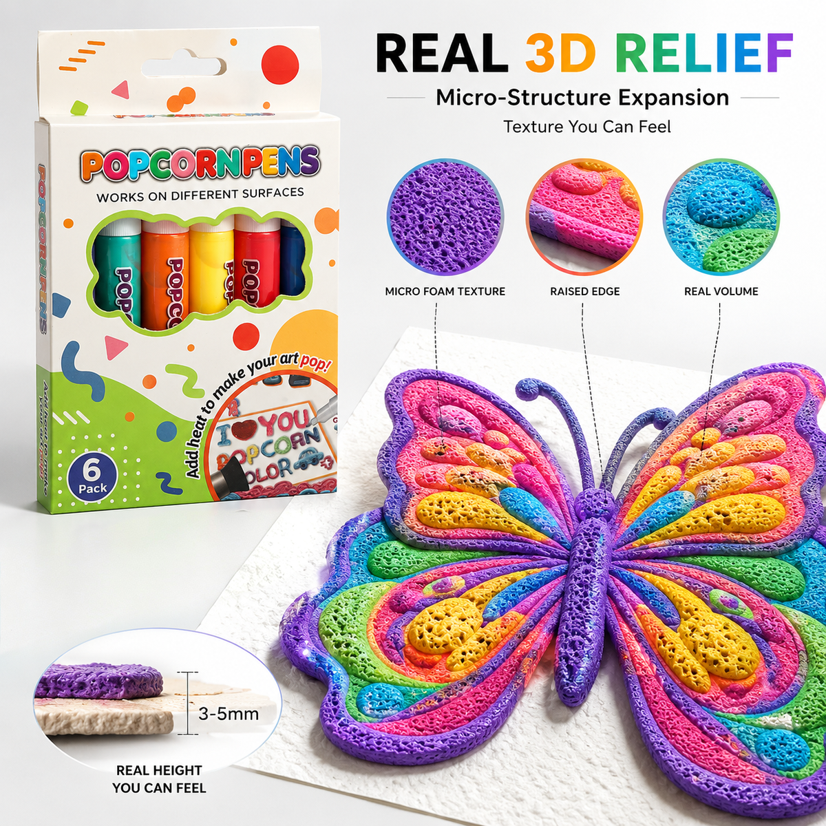 Save 50% by ordering today丨Healrize® 3D Relief Art Pen – Turn Flat Drawings Into Touchable 3D Art🎁