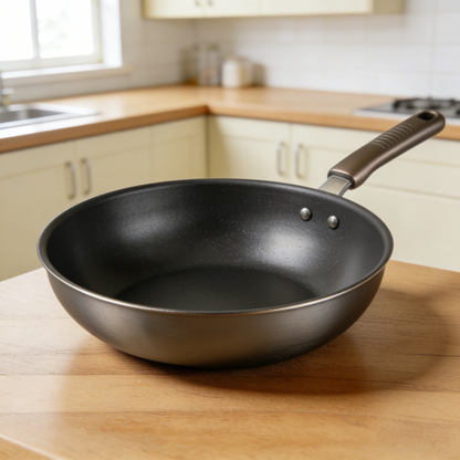 Non-Stick Household Frying Pan – Heat-Resistant, Even Heating, Ergonomic Design for Omelets, Steaks, Vegetables & Daily Home Cooking.🧡