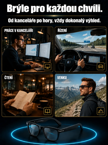 💌Pametna očala z zoomom, fotokromatskimi lečami in možnostmi prevajanja v realnem času z uporabo umetne inteligence 📌5