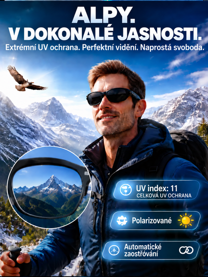 💌Pametna očala z zoomom, fotokromatskimi lečami in možnostmi prevajanja v realnem času z uporabo umetne inteligence 📌5